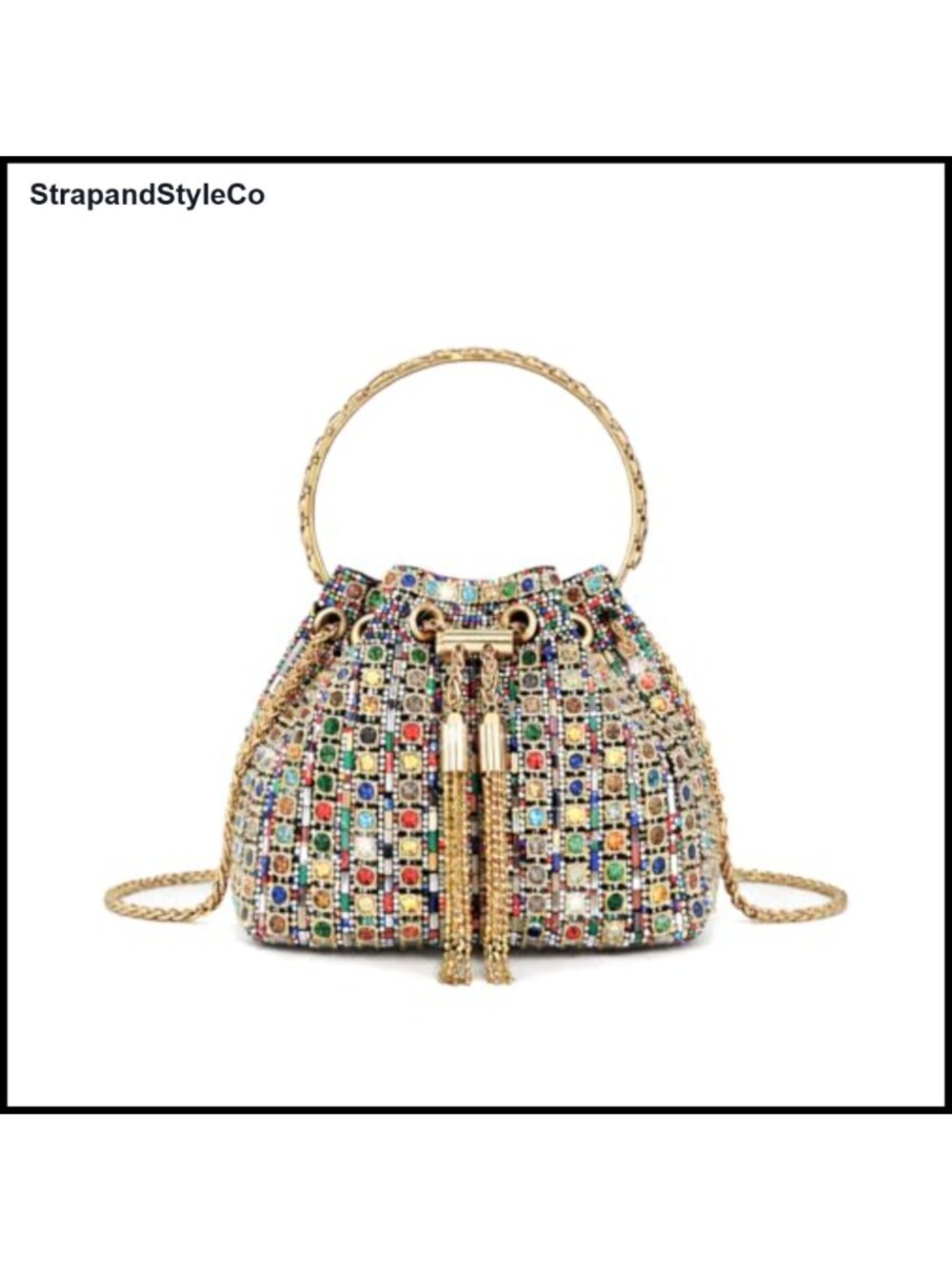 Rhinestone Evening Bag Sparkly Clutch Purse Diamond Handbag Party Prom